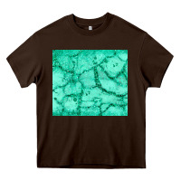 Chocolate Brown green glitter Heavy Core Tee - JahusDesignShop