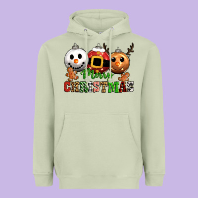 Merry Christmas Heavyweight Hoodie Designed By Cowgirlartshop