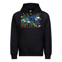 Black believe polar express christmas trees Urban Hoodie - FaDigitalArtStudio