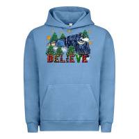 Believe Polar Express Christmas Trees Urban Hoodie | Teevron