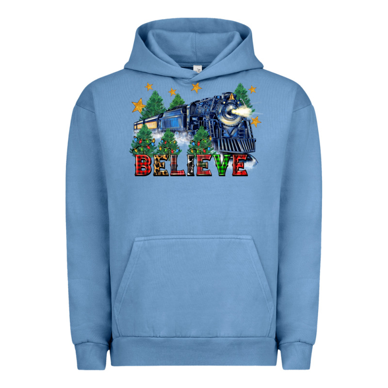 Believe Polar Express Christmas Trees Urban Hoodie by FaDigitalArtStudio | Teevron