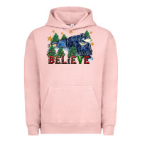 Pigment Salmon believe polar express christmas trees Urban Hoodie - FaDigitalArtStudio