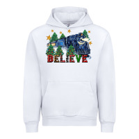 White believe polar express christmas trees Urban Hoodie - FaDigitalArtStudio