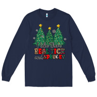 Navy i like they real thick and sprucey Long Sleeve Tee - MaliasSmallBusiness