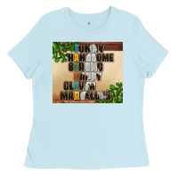 Baby Blue fathers day Ladies Tee - AdoDesignShop
