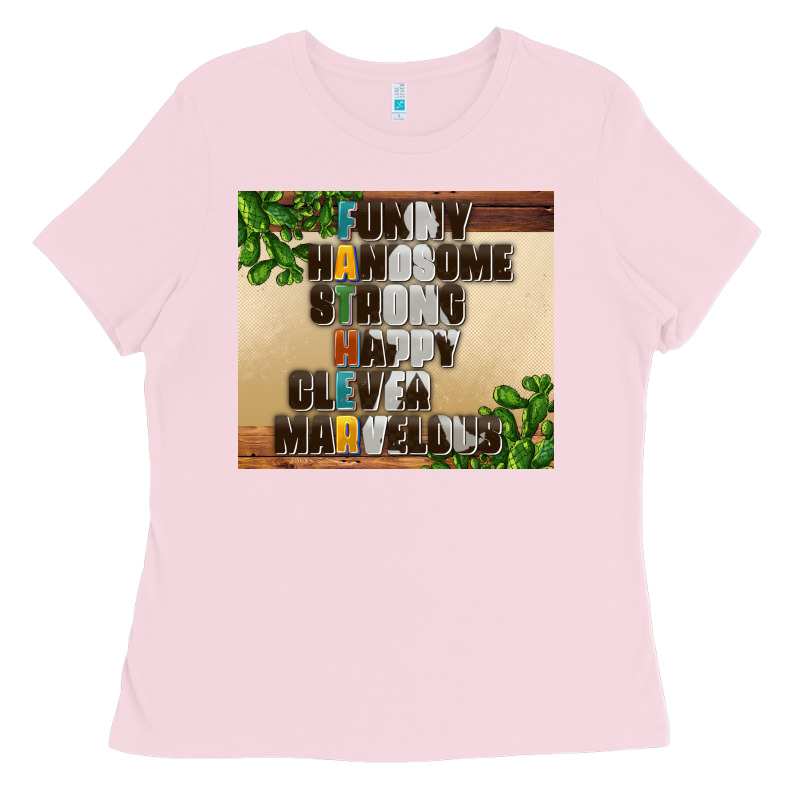 Fathers Day Ladies Tee by AdoDesignShop | Teevron