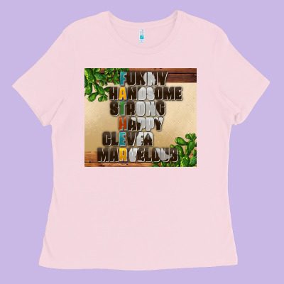 Fathers Day Ladies Tee Designed By Adodesignshop
