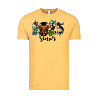 Vintage Mustard cow 2025 senior Vintage Tee - JahusDesignShop