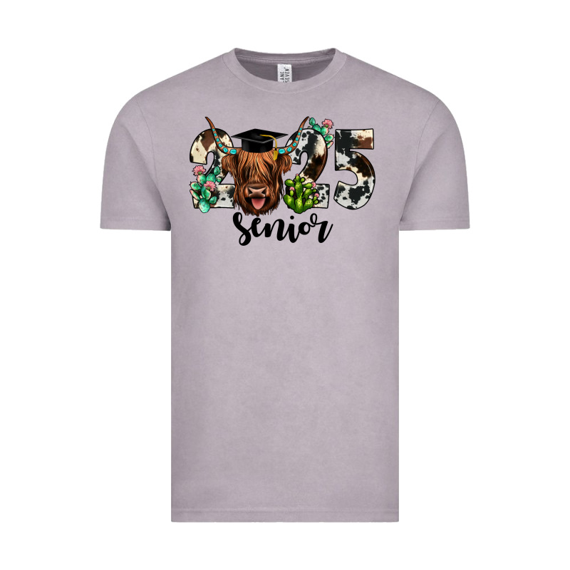 Cow 2025 Senior Vintage Tee by JahusDesignShop | Teevron