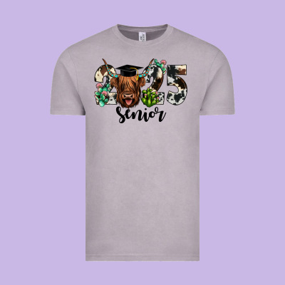 Cow 2025 Senior Vintage Tee Designed By Jahusdesignshop