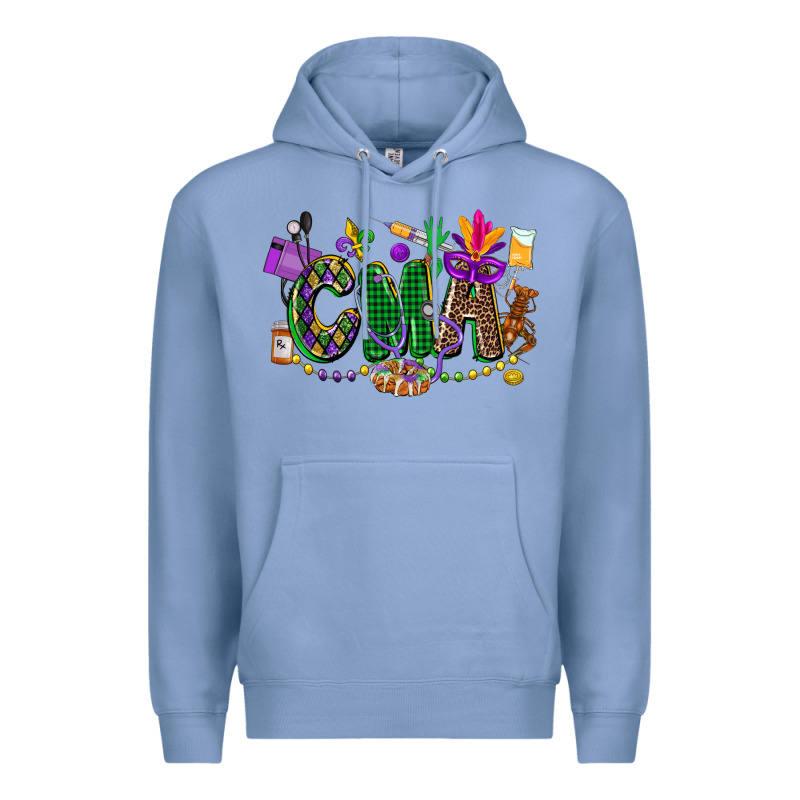 Cma Mardi Gras Cowgirl Premium Hoodie by CowGirlArtShop | Teevron