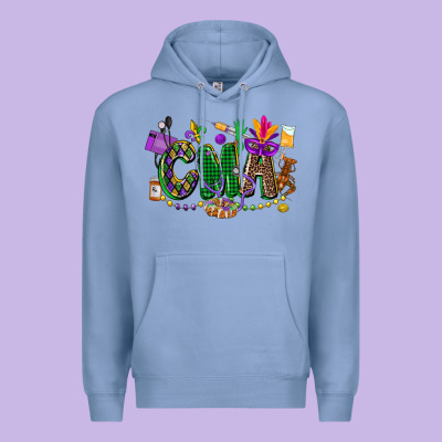Cma Mardi Gras Cowgirl Premium Hoodie Designed By Cowgirlartshop