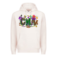 Pale Pink cma mardi gras cowgirl Premium Hoodie - CowGirlArtShop