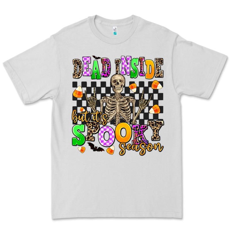 Dead Inside But Its Spooky Season Premium Tee by AdoDesignShop | Teevron