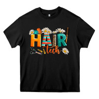 Black hair tech Heavy Core Tee - AdoDesignShop