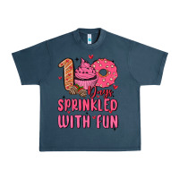 Midnight Navy 100 days sprinkled with fun Urban Heavy Tee - MaliasSmallBusiness