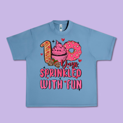 100 Days Sprinkled With Fun Urban Heavy Tee Designed By Maliassmallbusiness