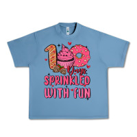Pebble Blue 100 days sprinkled with fun Urban Heavy Tee - MaliasSmallBusiness