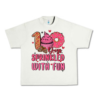 Pistachio 100 days sprinkled with fun Urban Heavy Tee - MaliasSmallBusiness