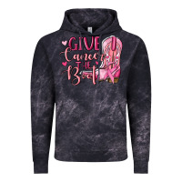 Cloud Black give cancer the boot Vintage Hoodie - MaliasSmallBusiness