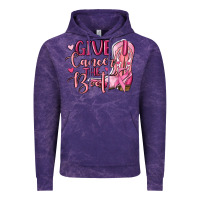 Cloud Purple give cancer the boot Vintage Hoodie - MaliasSmallBusiness