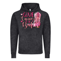 Vintage Black give cancer the boot Vintage Hoodie - MaliasSmallBusiness