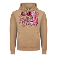Vintage Coffee give cancer the boot Vintage Hoodie - MaliasSmallBusiness