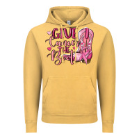 Vintage Mustard give cancer the boot Vintage Hoodie - MaliasSmallBusiness