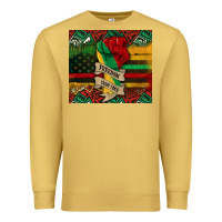 Antique Gold juneteenth freedom since 1865 Premium Sweatshirt - CowGirlArtShop
