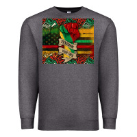 Charcoal Heather juneteenth freedom since 1865 Premium Sweatshirt - CowGirlArtShop