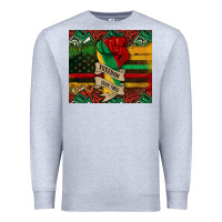 Heather Grey juneteenth freedom since 1865 Premium Sweatshirt - CowGirlArtShop