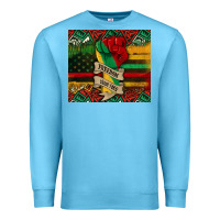 Ocean Blue juneteenth freedom since 1865 Premium Sweatshirt - CowGirlArtShop
