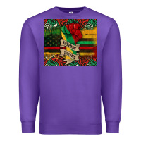 Purple juneteenth freedom since 1865 Premium Sweatshirt - CowGirlArtShop