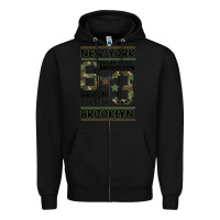 Black Newyork Brooklyn Zipper Hoodie - Bettercallsaul