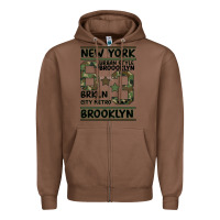 Chestnut Newyork Brooklyn Zipper Hoodie - Bettercallsaul