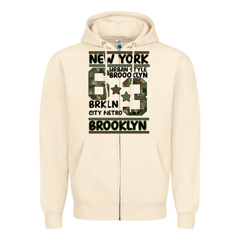 Newyork Brooklyn Zipper Hoodie by Bettercallsaul | Teevron
