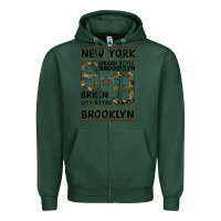Sports Green Newyork Brooklyn Zipper Hoodie - Bettercallsaul
