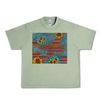 Oil Green sunflower gemstone serape tumbler Urban Heavy Tee - AdoDesignShop