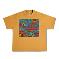 Peanut Butter sunflower gemstone serape tumbler Urban Heavy Tee - AdoDesignShop