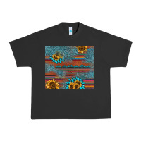 Pigment Black sunflower gemstone serape tumbler Urban Heavy Tee - AdoDesignShop