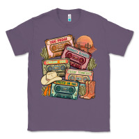 Lavender country cassette tapes Classic Tee - MaliasSmallBusiness