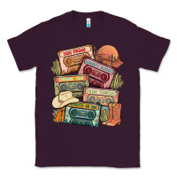 Plum country cassette tapes Classic Tee - MaliasSmallBusiness