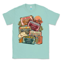 Seafoam country cassette tapes Classic Tee - MaliasSmallBusiness