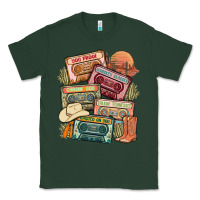Sports Green country cassette tapes Classic Tee - MaliasSmallBusiness