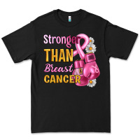 Black Stronger than breast cancer Premium Tee - Artiststas