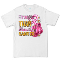 White Stronger than breast cancer Premium Tee - Artiststas