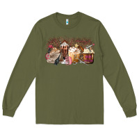 Army Green Hair Dresser Coffee Cups Long Sleeve Tee - MaliasSmallBusiness