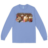 Colony Blue Hair Dresser Coffee Cups Long Sleeve Tee - MaliasSmallBusiness