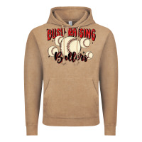 Vintage Coffee busy raising ballers Vintage Hoodie - MaliasSmallBusiness