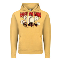 Vintage Mustard busy raising ballers Vintage Hoodie - MaliasSmallBusiness
